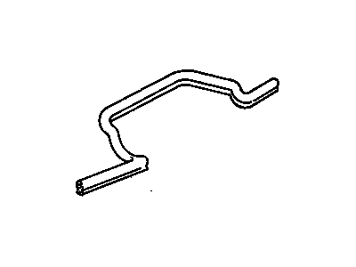GM 14104943 Rear Reinforcement Seal, Front 14104943 GM Rear Reinforcement Seal, Front Illustration 1 of 1
