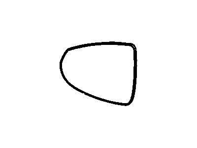 Chevy 20889224 MIRROR,OUTSIDE REAR VIEW (REFLECTOR GLASS & BACKING PLATE)(PART OF 1)(CONVEX)(W/O WARNING LABEL)