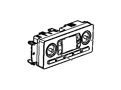 Chevy 15845093 Dash Control Unit