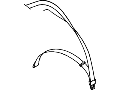 Pontiac LeMans Seat Belt - 90240152
