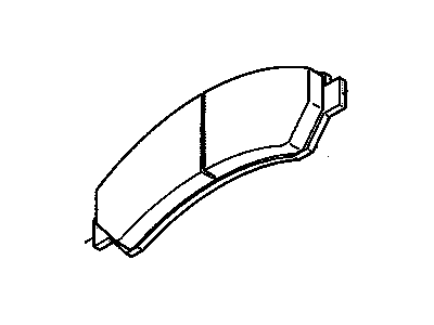 GMC Sonoma Brake Pad - 19167303