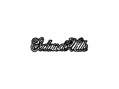 Cadillac 20747493 Nameplate