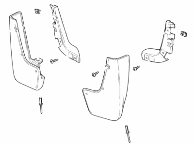 Cadillac 84051304 Mud Guard