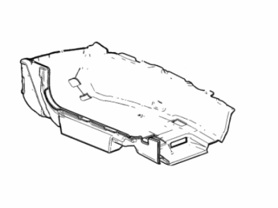 Cadillac 84208227 CARPET,FRONT FLOOR PANEL(INCLUDES 5,9)(BLACK)