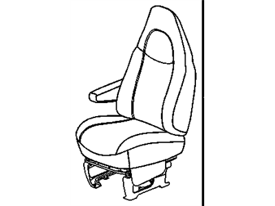 Chevy 15130276 SEAT,DRIVER(INCLUDES 2-11,13-35)(NEUTRAL)