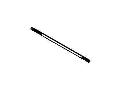Chevy 88937362 STUD,OUTSIDE REAR VIEW MIRROR(PART OF 1)(5/16-18X19.25")(STAINLESS STEEL)