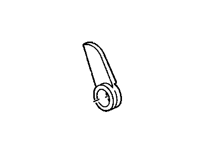 GM 15608404 Cover, Seat Adjuster/Recliner, Blue, Front 15608404 GM Cover, Seat Adjuster/Recliner, Blue, Front Illustration 1 of 1