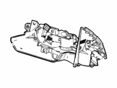 Chevy 84498312 MIRROR,OUTSIDE REAR VIEW (W/O COVER)(INCLUDES 2,5-10,12)(BLACK)