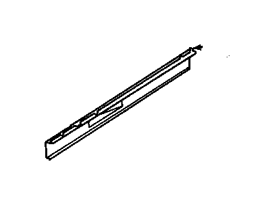 GM 22607126 Rocker Panel, Passenger Side 22607126 GM Rocker Panel, Passenger Side Illustration 1 of 1