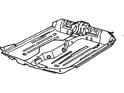 Chevy 22574020 BARRIER,FLOOR PANEL FRONT SOUND(FRONT FLOOR UNDER CARPET)