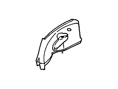 GM 22638042 Inner Wheelhouse, Passenger Side 22638042 GM Inner Wheelhouse, Passenger Side Illustration 1 of 1