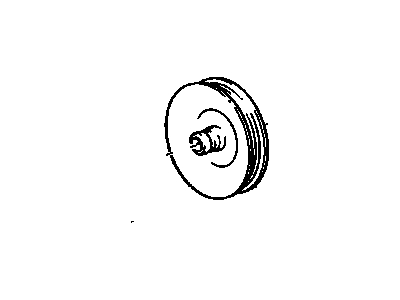 Chevy 12605677 PULLEY,P/S PUMP(PHYSICAL IDENTIFICATION CODE 4004 & 5677)