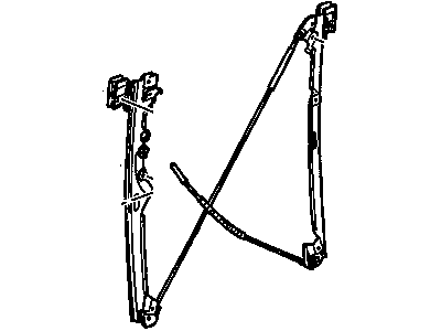 GMC 19120846 REGULATOR,FRONT SIDE DOOR WINDOW(INCLUDES 15,36)(W/O MOTOR)