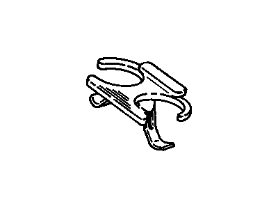 12504897 GM Holder, Front Seat Arm Rest Illustration 1 of 1