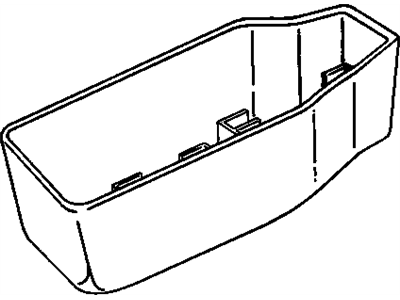 Buick 12533085 Armrest Base