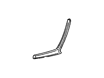 12517030 GM Weatherstrip, Rear Top Passenger Side Illustration 1 of 1