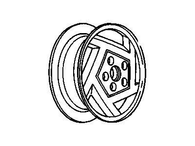 Pontiac Grand Prix Spare Wheel - 10104401