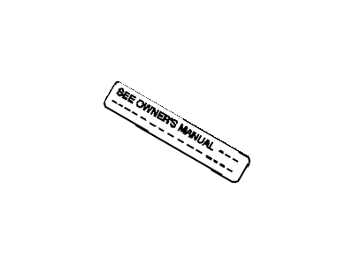Chevy 30023832 Info Label