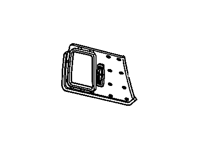 20749663 GM Roof Cover Retainer, Driver Side Illustration 1 of 1