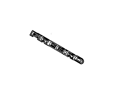 Pontiac 10069857 Nameplate
