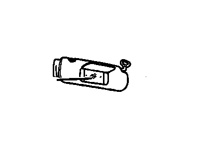 Cadillac 12480605 Visor