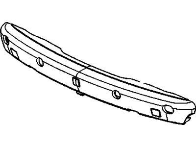 Cadillac 9131951 Impact Bar