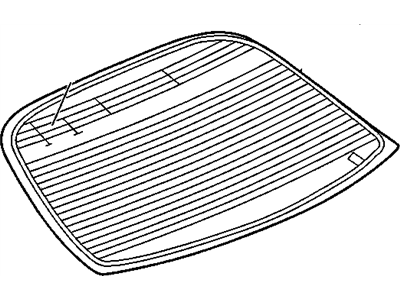 Oldsmobile 10315536 Back Glass