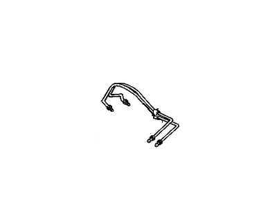 Chevy 10225922 PIPE,FUEL INJECTION FUEL FEED(CONTAINS 14MM NUTS, SLEEVE & WASHER)(TO CYLINDER #2)