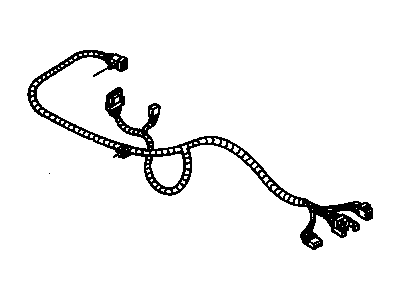 Buick 15306069 CONNECTOR,MOTOR-AUTO LEVEL CONTROL AIR COMPRESSOR(MP 280)(GRAY)(4-WAY FEMALE)(W/LEADS)(FLAT)(13.100)