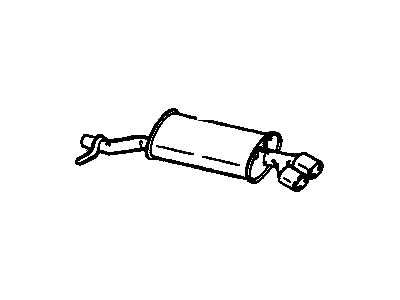 Cadillac 25640096 Muffler