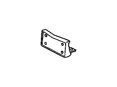 Cadillac 3527318 License Bracket