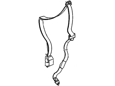 Oldsmobile 22617757 BELT KIT,DRIVER SEAT (RETRACTOR SIDE)(OAK)