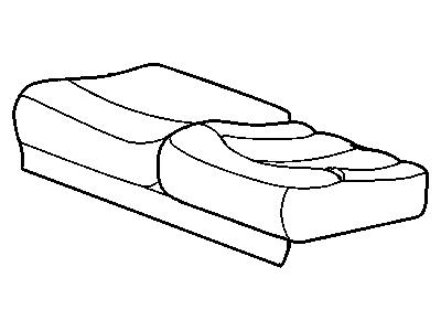 GM 88936605 Cover, Am7 - Rear Folding Seat Cushion (Except "D" Trim)