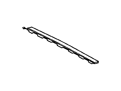 GM 20598912 Panel Above Lid, Rear