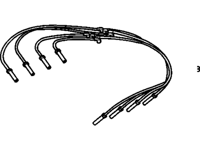 1993 Chevy Corvette Spark Plug Wires - 12073977