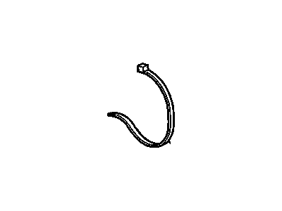 GMC 11569748 F/TNK FILLER PIPE BINDING(8.950)(STRAP,925 MM LENGTH,8.8 WIDTH,1.9 THICK,NYLON HEAT STABILIZED. GMP.PA6)