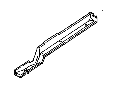GM 15963926 Floor Reinforcement, Driver Side 15963926 GM Floor Reinforcement, Driver Side Illustration 1 of 1
