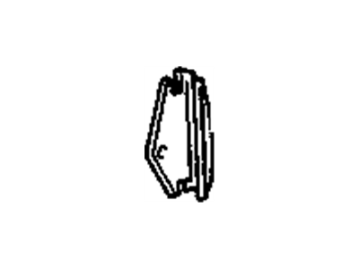 Oldsmobile 10142872 GUIDE,FRONT SIDE DOOR WINDOW UPPER(10.685)