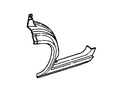 Chevy 3961080 Outer Rocker