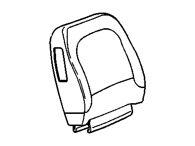 89039874 GM Cover, Front Seat Back And Back Of Back Illustration 1 of 1