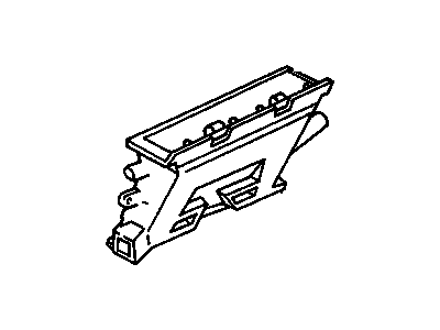 Oldsmobile 10039232 OUTLET,FLOOR AIR