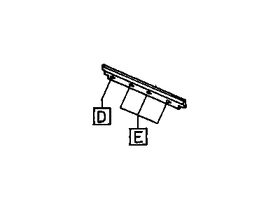 20496695 GM Applique, Rear Passenger Side Illustration 1 of 1