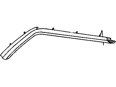 Chevy 10193402 Windshield Pillar Trim