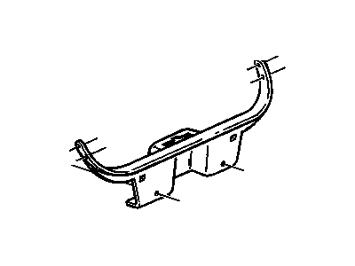 Cadillac 3537832 Rear Panel Trim