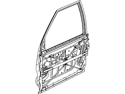 Saturn 21096538 Door Frame Assembly