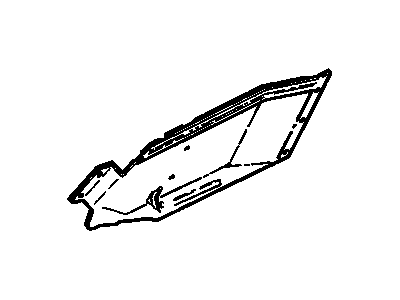 1995 GMC Safari Exhaust Heat Shield - 15668448