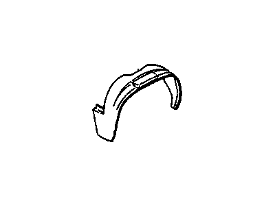 Cadillac 1621036 Fender Liner