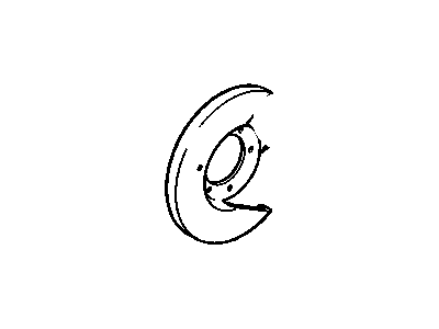 GMC C3500 Brake Backing Plate - 462813