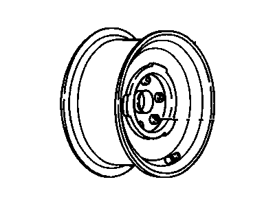 GMC C2500 Spare Wheel - 15596726