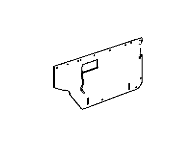 GM 21098018 Door Trim Lining, Inner Passenger Side